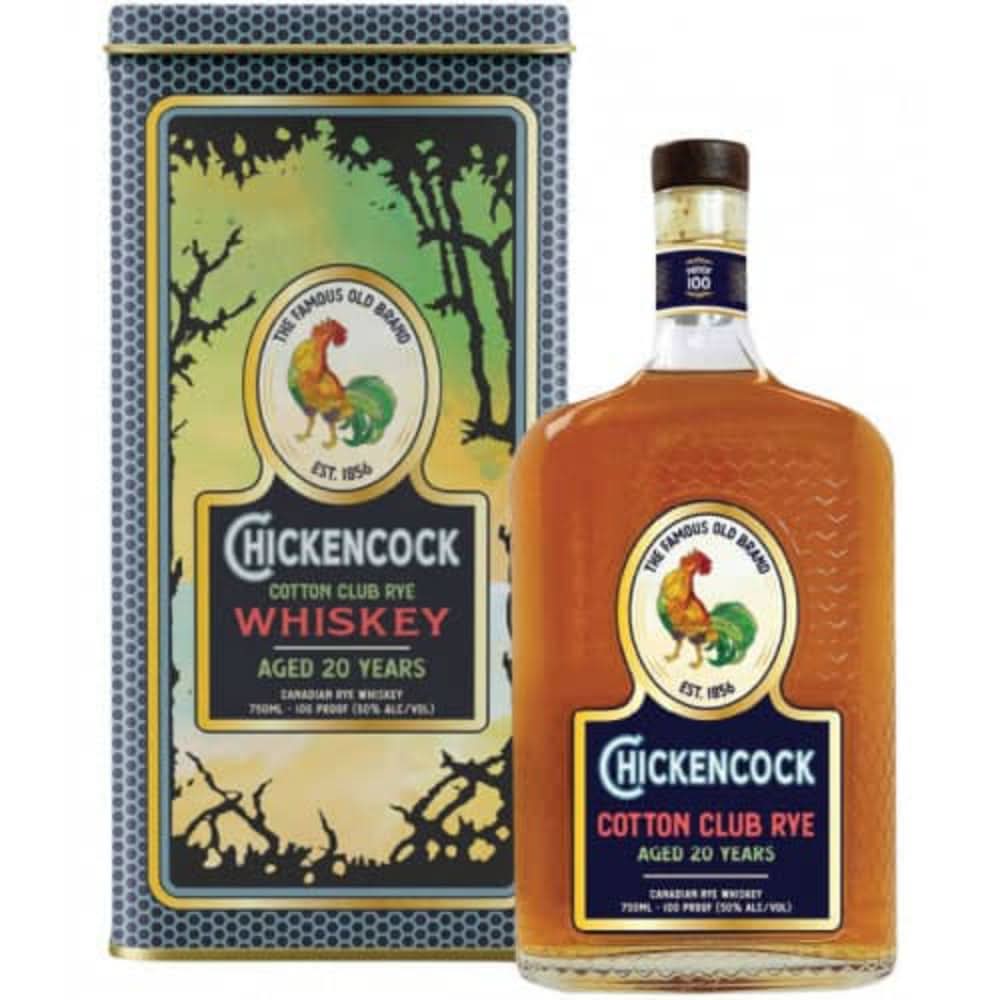 Chicken Cock 20 Year Old Cotton Club Rye Canadian Whiskey 750ml
