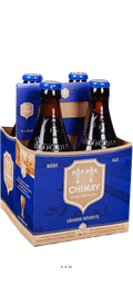 Chimay Bieres Trappistes Grande Reserve Blue Label Beer 11.2-Oz Bottle 4-Pack
