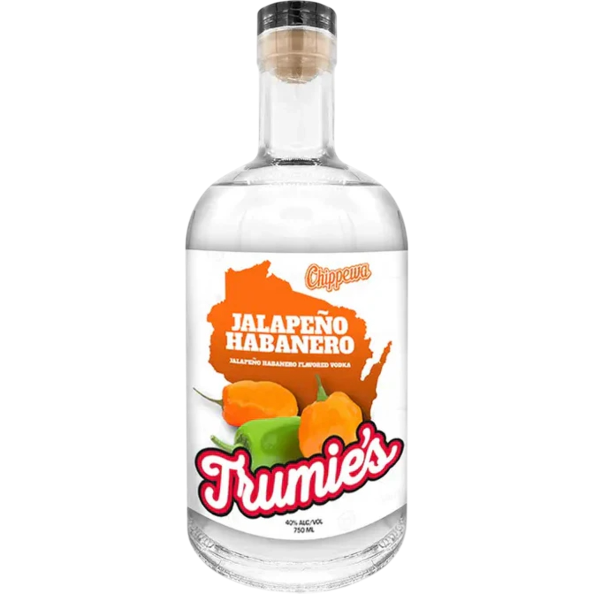 Chippewa Trumies Jalapeno Habanero (80 proof) 750 ml