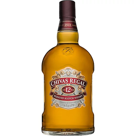 Chivas Regal 12 Year Old Blended Scotch Whisky 1.75Lt