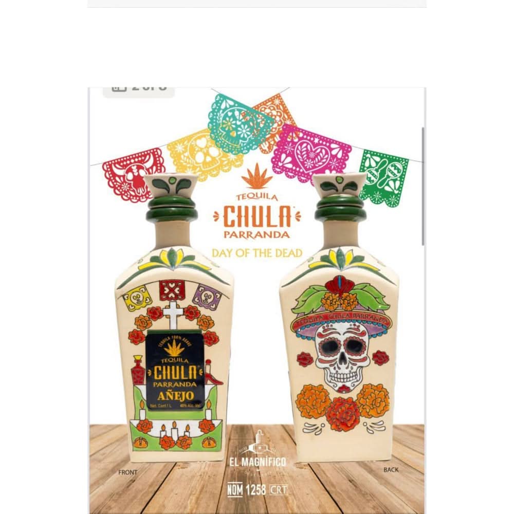 Chula Parranda Dia de los Muertos Edition Anejo Teuquila  1Lt