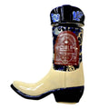 Chula Parranda Ceramic Boot Plata Tequila 750ml