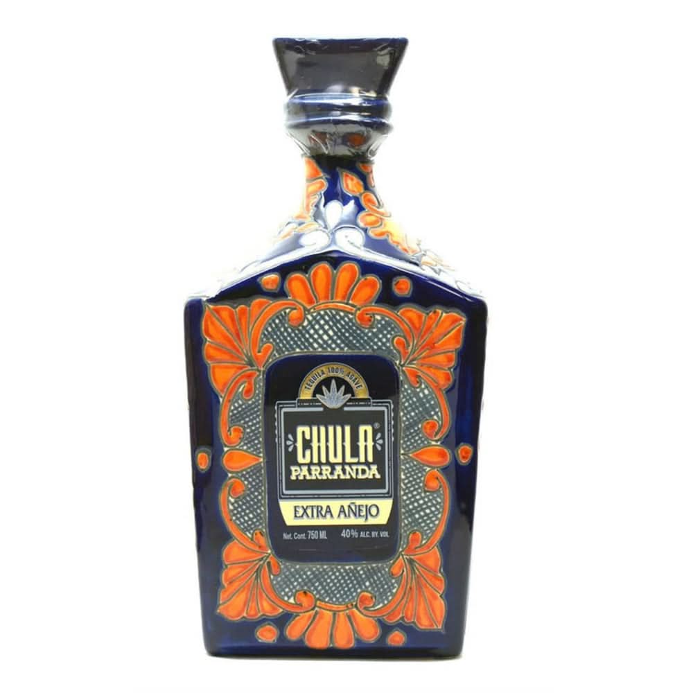 Chula Parranda Ceramic Black Extra Anejo Tequila 750ml