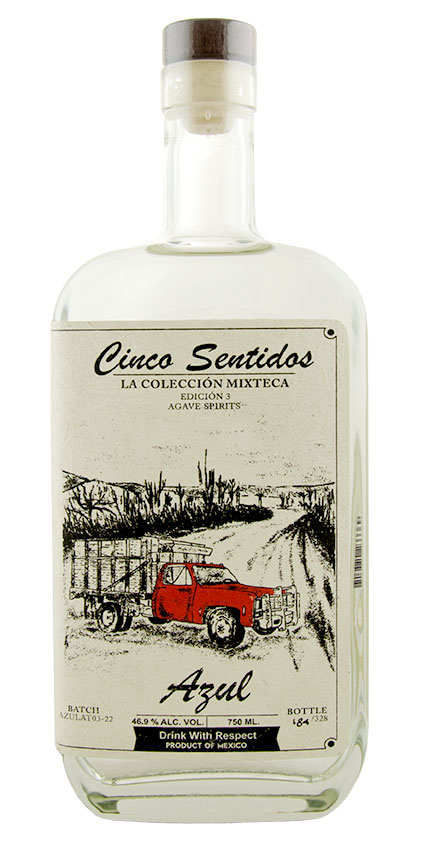 5 SentidosLa Colleccion Mixteca Azul Mezcal 750ml