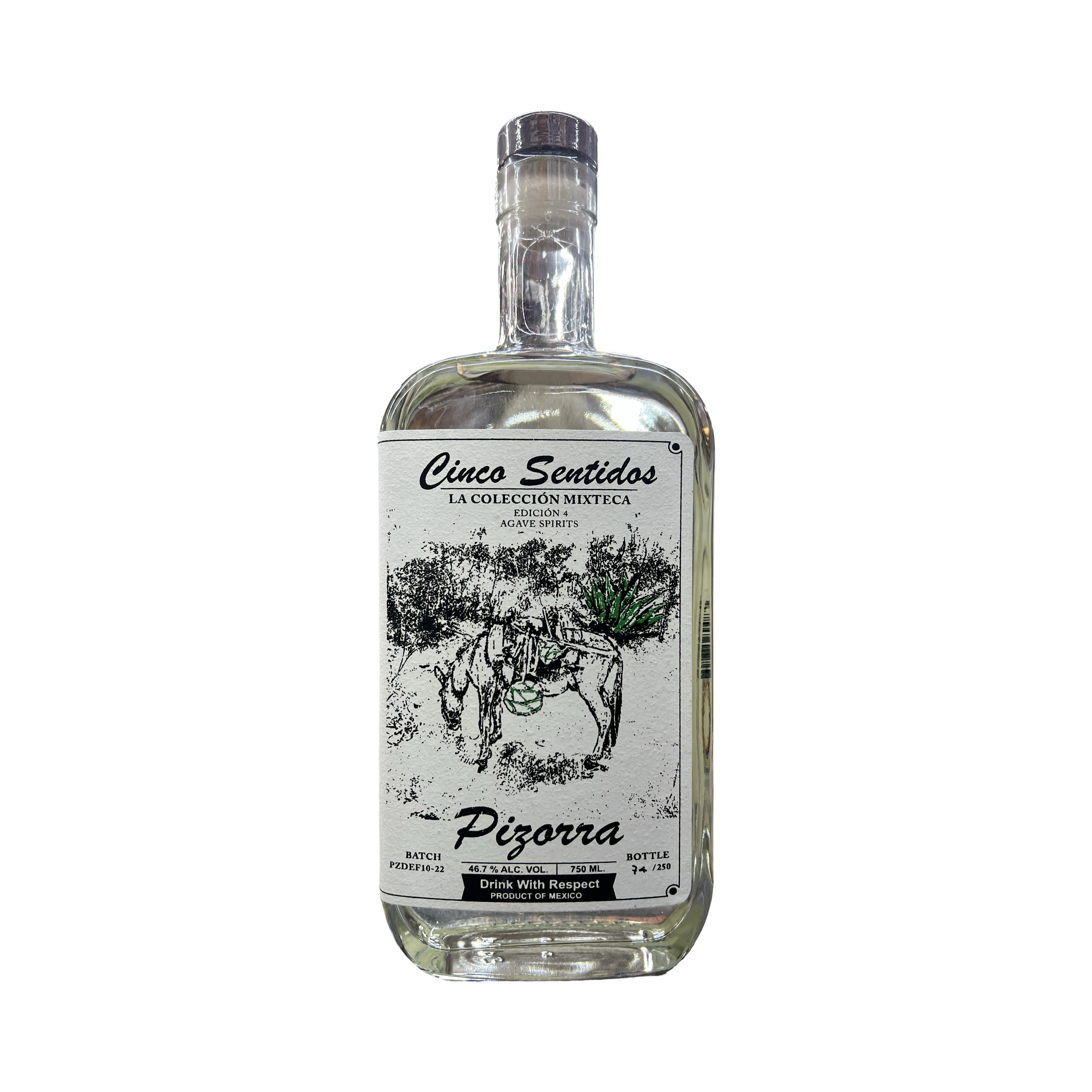 5 Sentidos Pizorra Agave Spirit 750ml