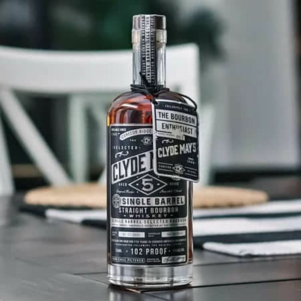 Clyde May's Single Barrel Aged 6 Years Straight Bourbon Whiskey 750ml