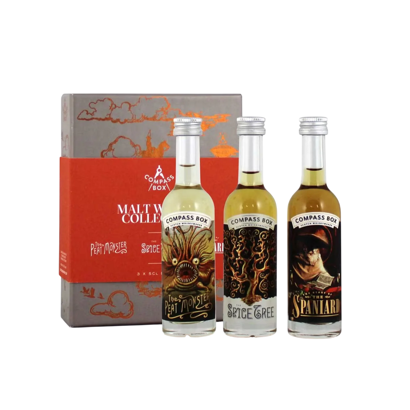 Compass Box Malt Whiskey Collection Set 50ml x 3