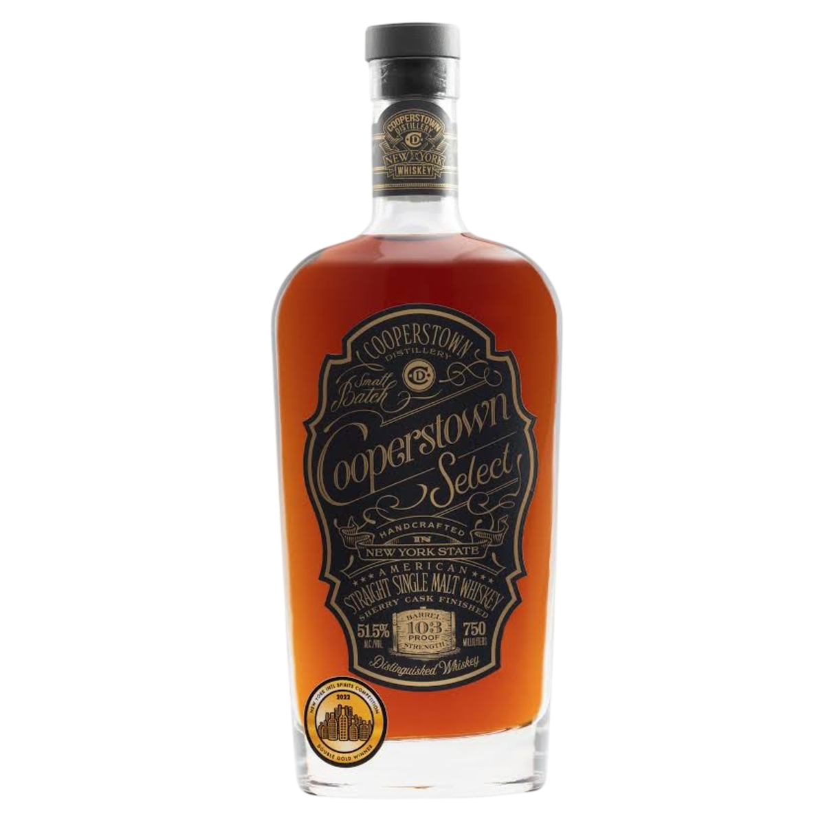 Cooperstown Select Single Malt Whiskey 750 ml