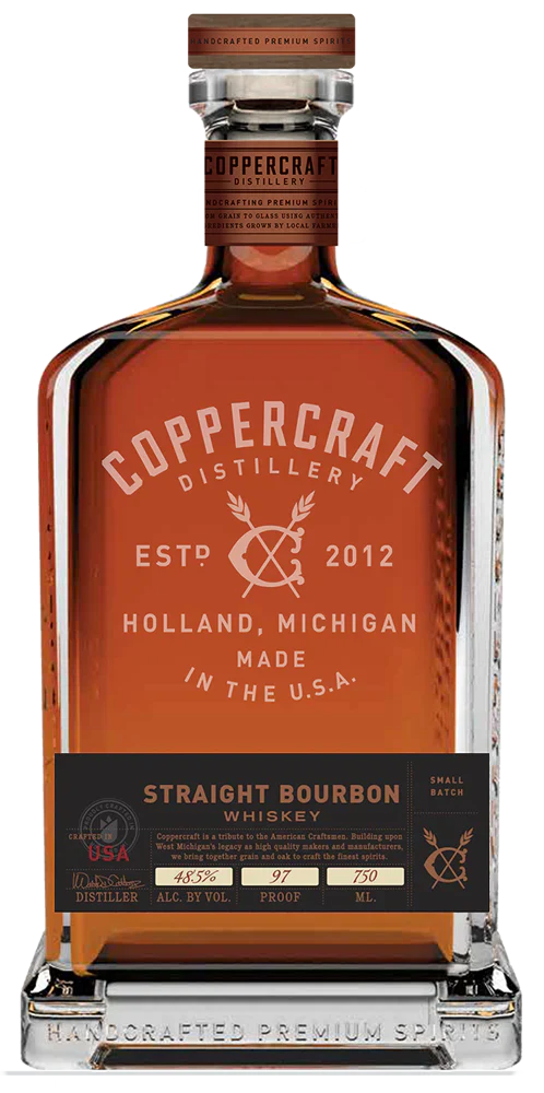 Coppercraft Straight Bourbon Whiskey 750ml