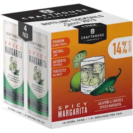 CraftHouse Cocktails Spicy Margarita 4pk 200ml