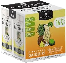 Crafthouse cocktails Pineapple Daquiri (4 pk) 200mL
