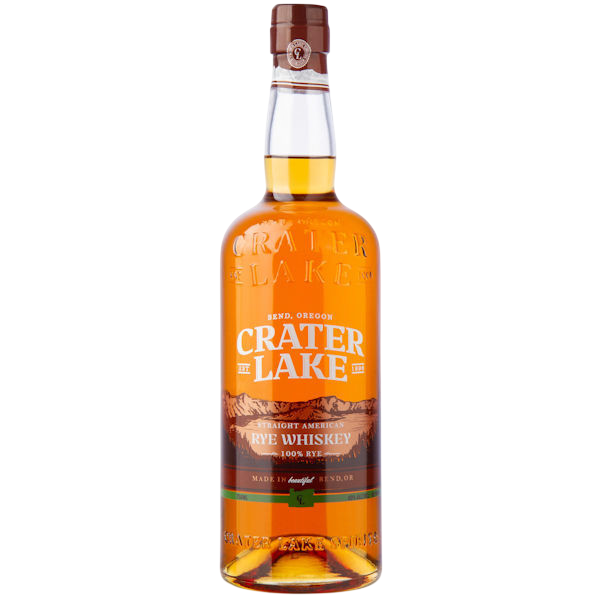 Crater Lake Straight American  Rye Whiskey 80 Proof 750 ml