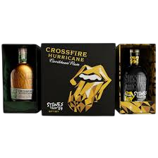 Crossfire Hurricane Rum Gift Set Stones Tour '24 700ml