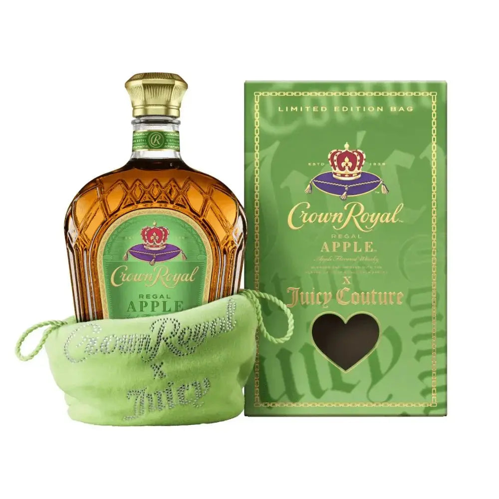 Crown Royal X Juicy Couture Apple Flavored Whisky with Limited Edition Bag 750ml