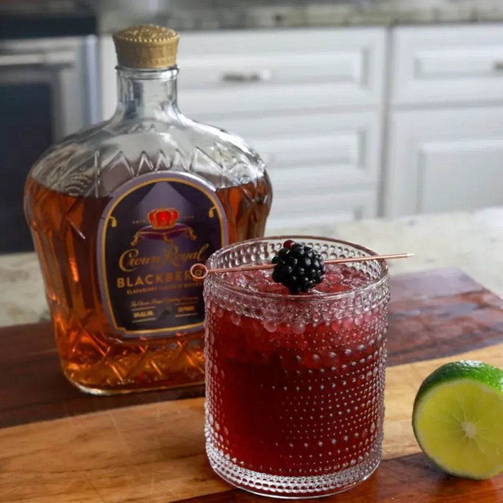 Crown Royal Limited Edition Blackberry Flavored Whisky Bundle 750ml 6 Pack