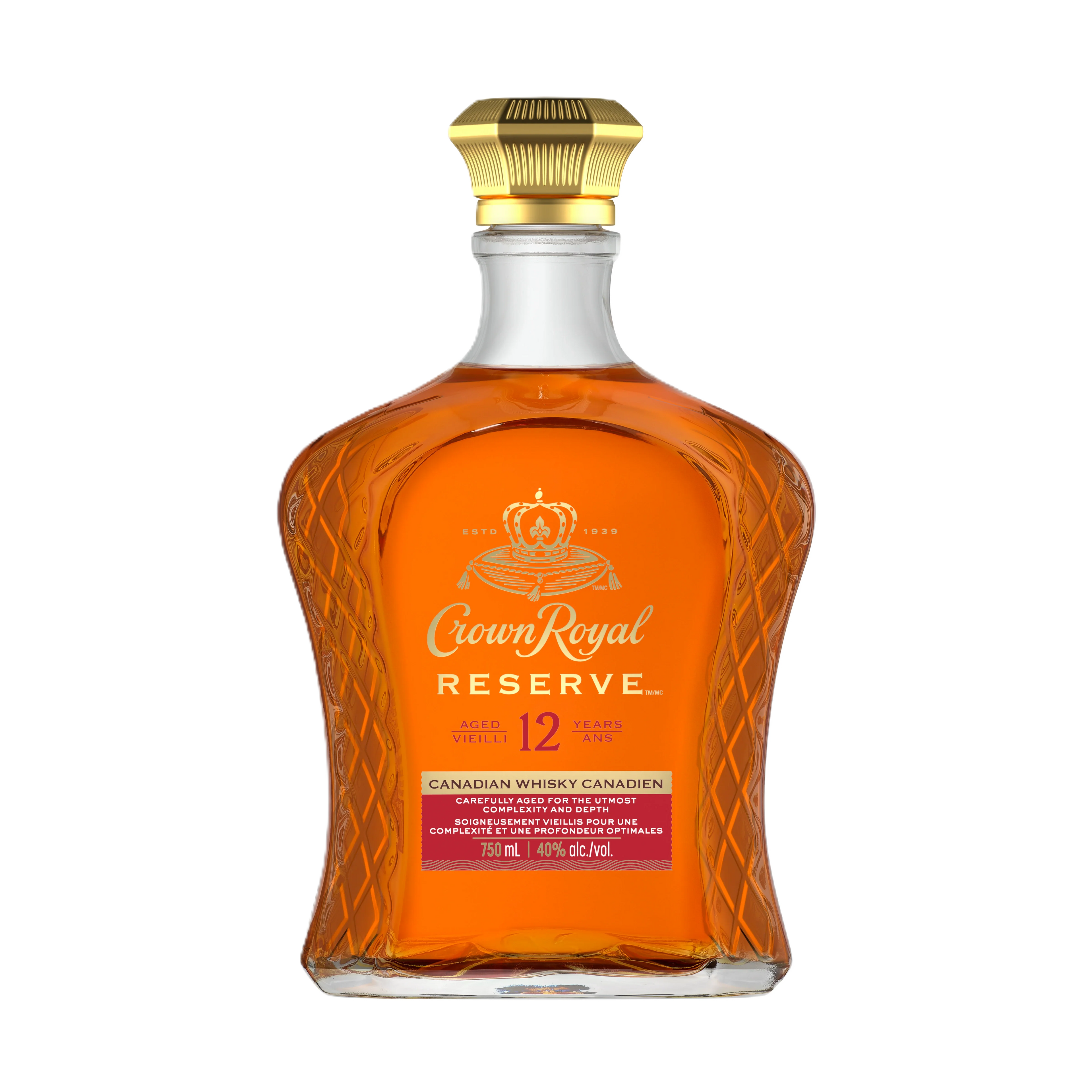 Crown Royal Reserve Blended Canadian Whisky 12 year 750 ML