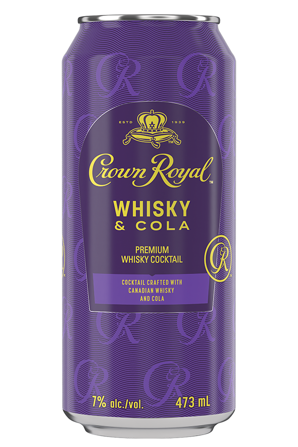 Crown Royal Whisky & Cola Cocktail Can 12-Oz