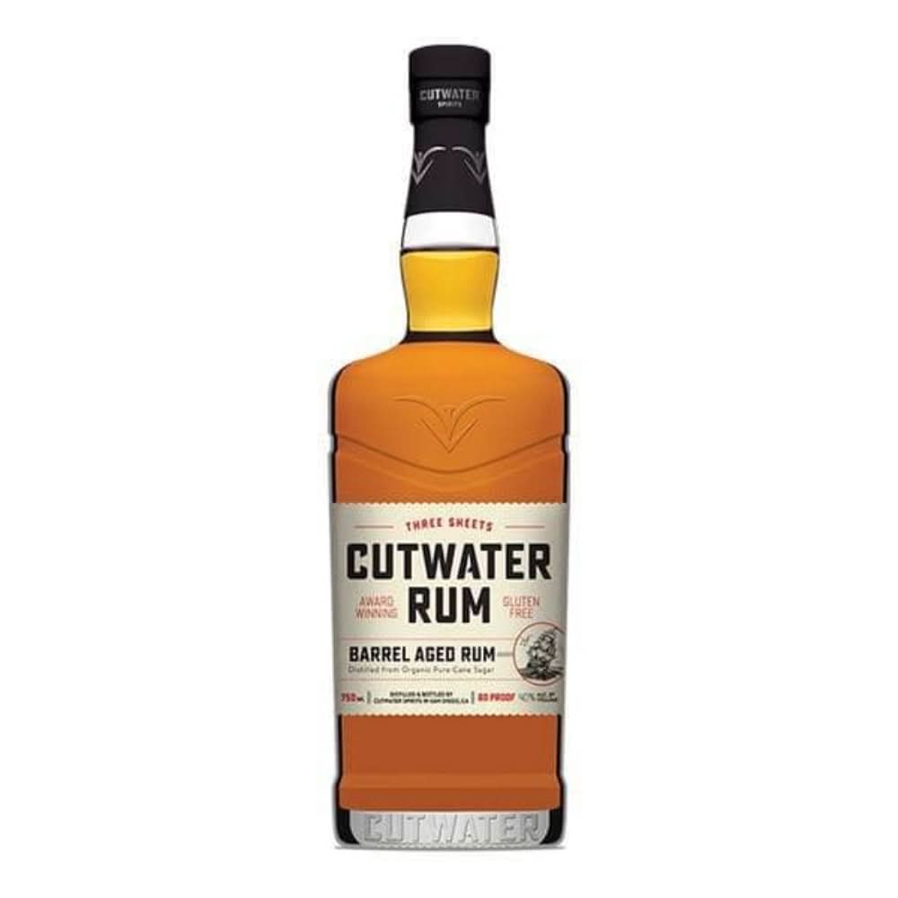 Cutwater Spirits Three Sheets Barrel Aged Rum 750ml