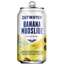 Cutwater Spirits Banana Mudslide Cocktail Can