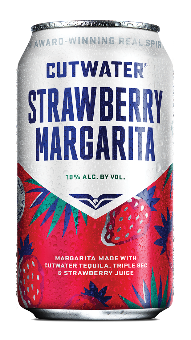 Cutwater Spirits Strawberry Margarita Can  12-Oz
