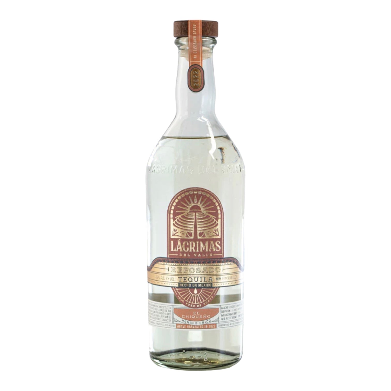 2022 Lagrimas del Valle Rancho Unico El Chiqueno Tequila Reposado 750ml