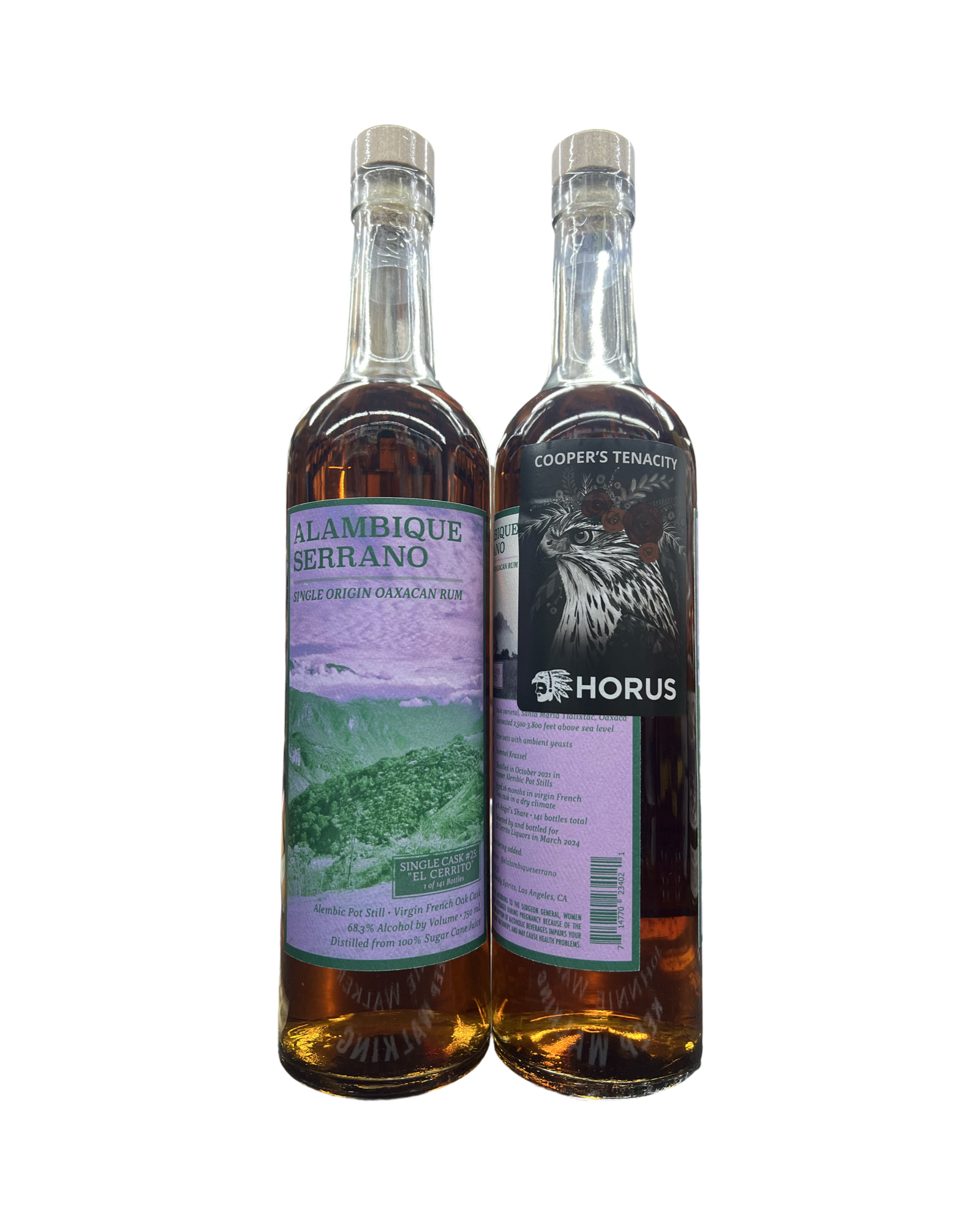 Alambique Serrano Single Cask 25 Single Origin El Cerrito Liquor Store Pick Oaxacan Rum 750ml