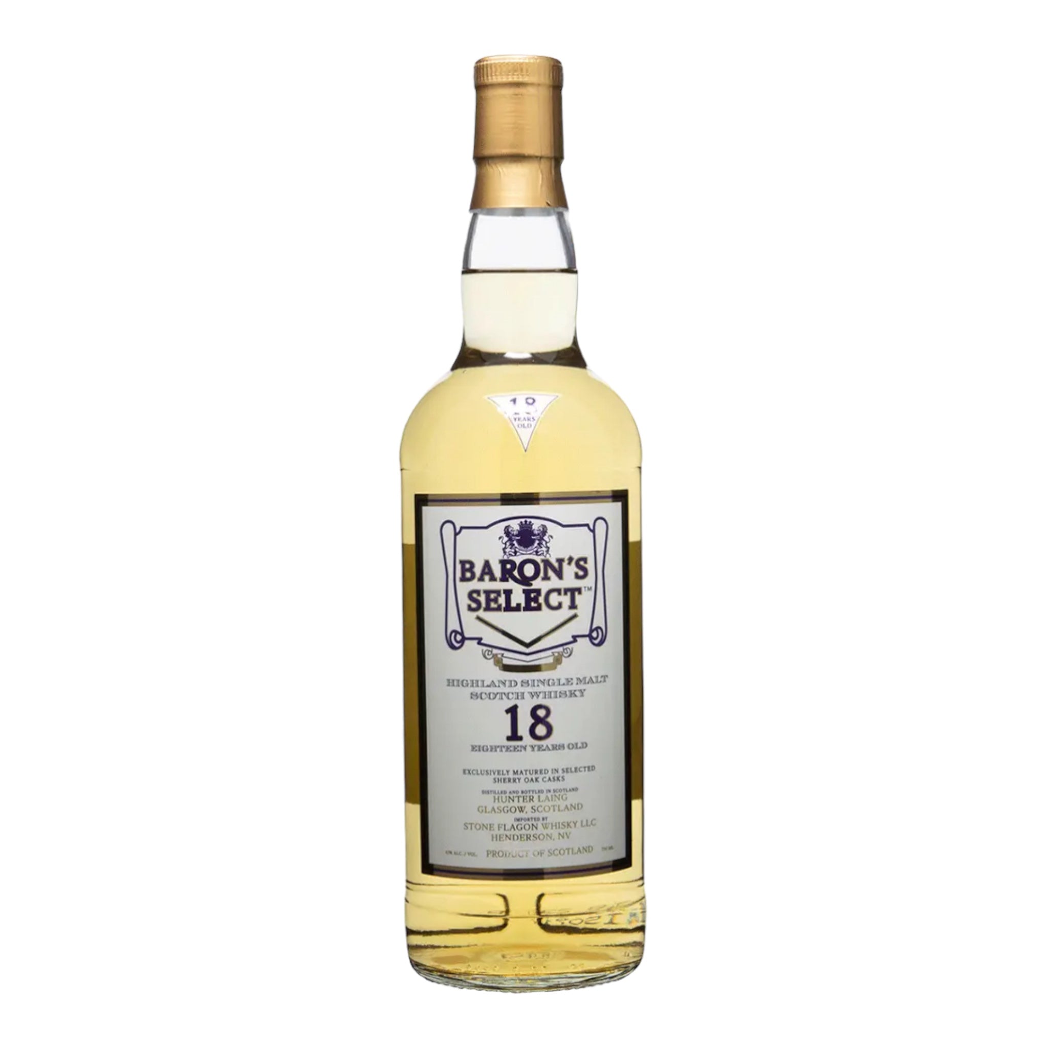 Baron's Select 18 Year Old Single Malt Scotch Whisky 750ml