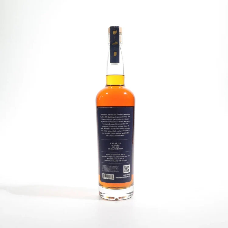 2021 New Riff Distilling 15 Year Old Straight Bourbon Whiskey 750ml
