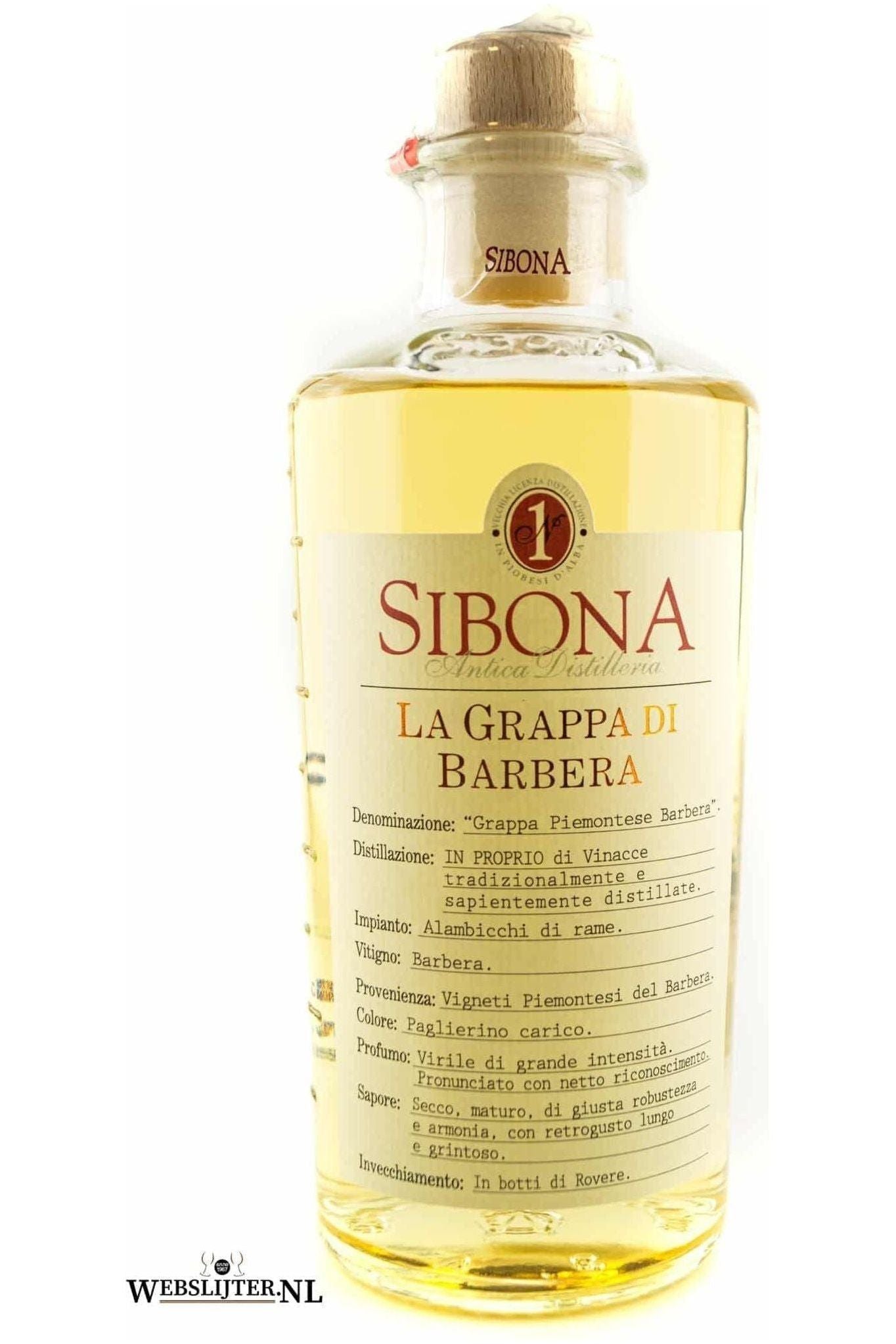 Sibona La Grappa di Barbera 750ml