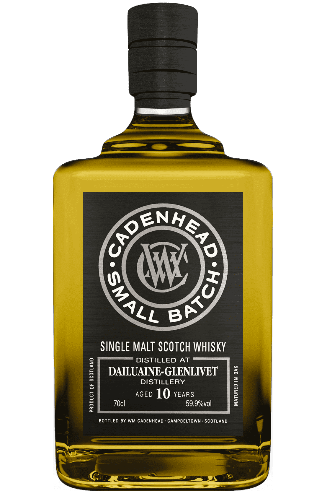 Cadenhead's Small Batch Dailuaine-Glenlivet 10 Year Old Single Malt Scotch Whisky 750ml