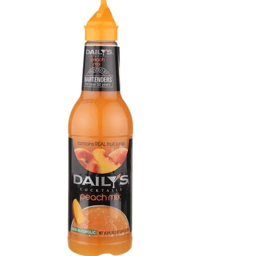 Daily's Cocktails Ready-To-Drink Peach Daiquiri 1Lt