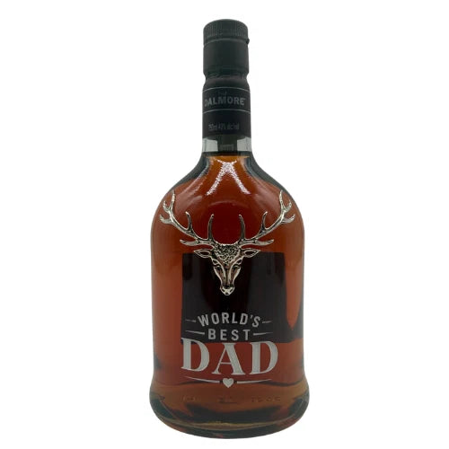 Dalmore 12 Year Old Father’s Day Custom Hand-Painted Scotch Whisky