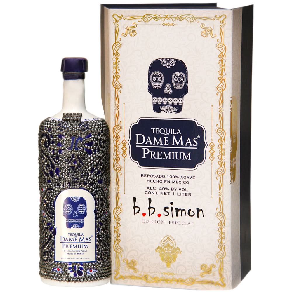 Dame Mas Reserva B.B. Simon Edicion Especial Silver Bottle Reposado Tequila 1Lt