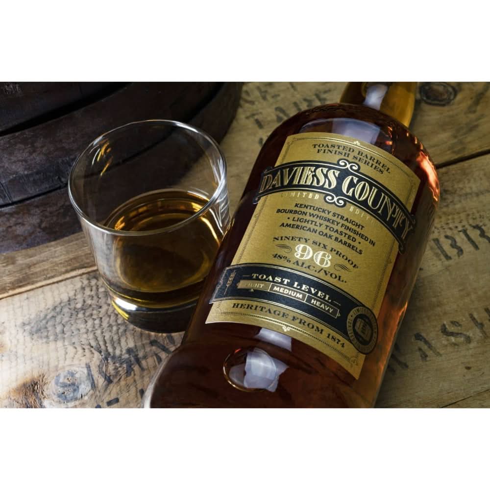 Daviess County Lightly Toasted Barrel Finished Kentucky Straight Bourbon Whiskey 750ml