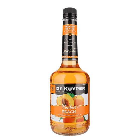 De Kuyper Pucker Peach Schnapps 750ml