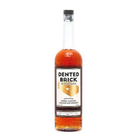 Dented Brick Distillery Barrel Finished Straight Rye Whiskey 750ml
