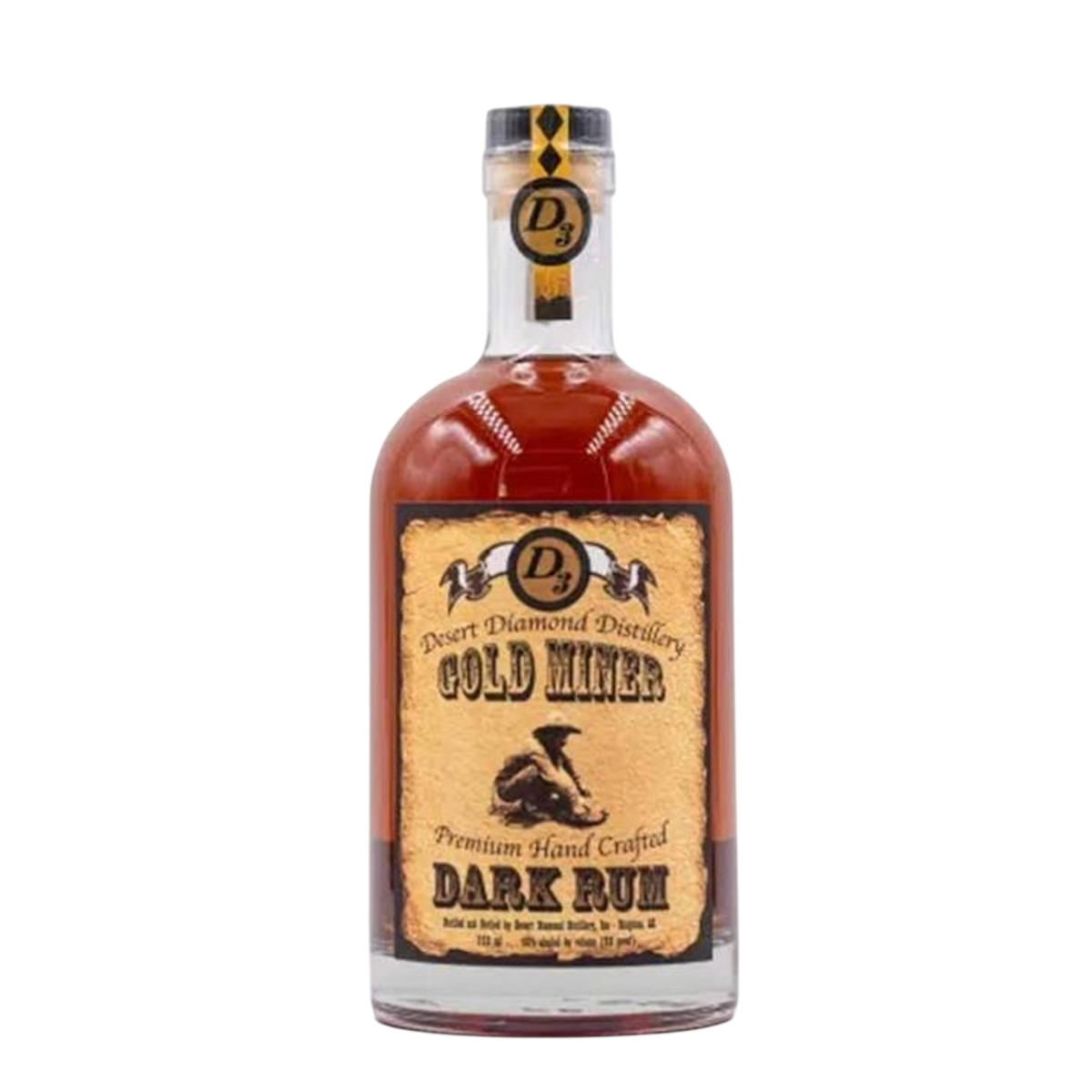 Desert Diamond Distillery Gold Miner Dark Rum 750 ml