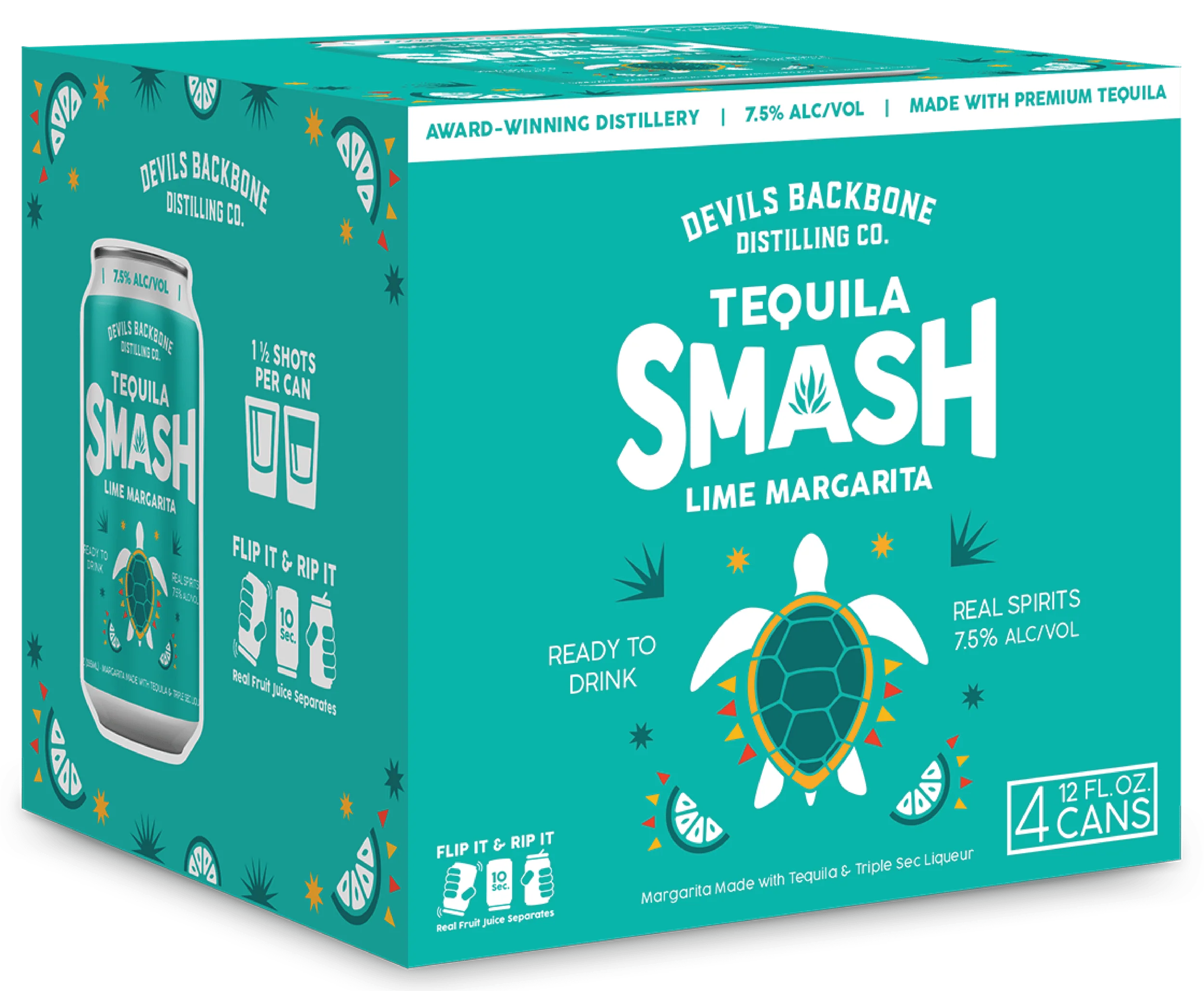 Devil's Backbone Brewing Tequila Smash Margarita 12-Oz Can 4-Pack