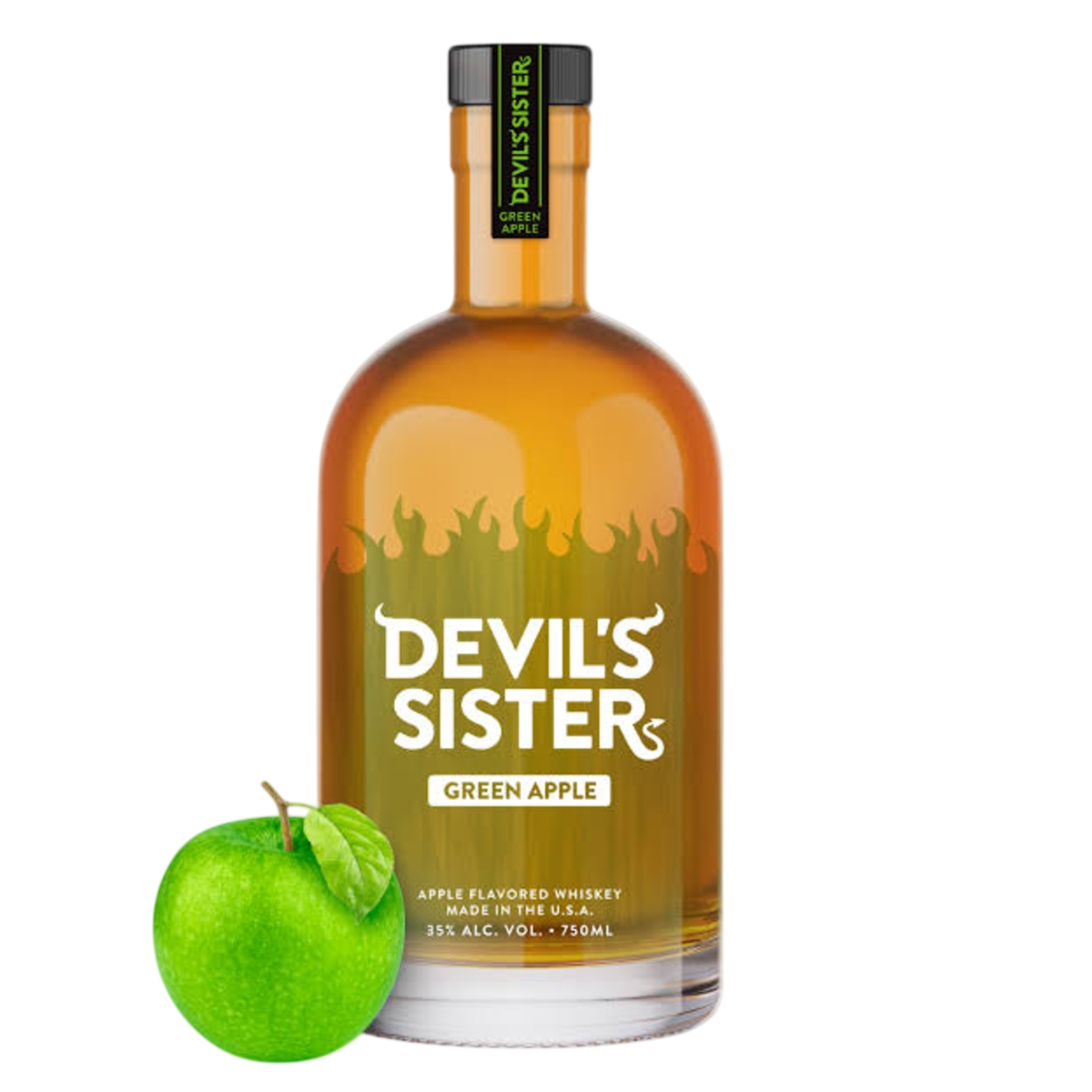 Devil's Sister Green Apple Whiskey 750 ml