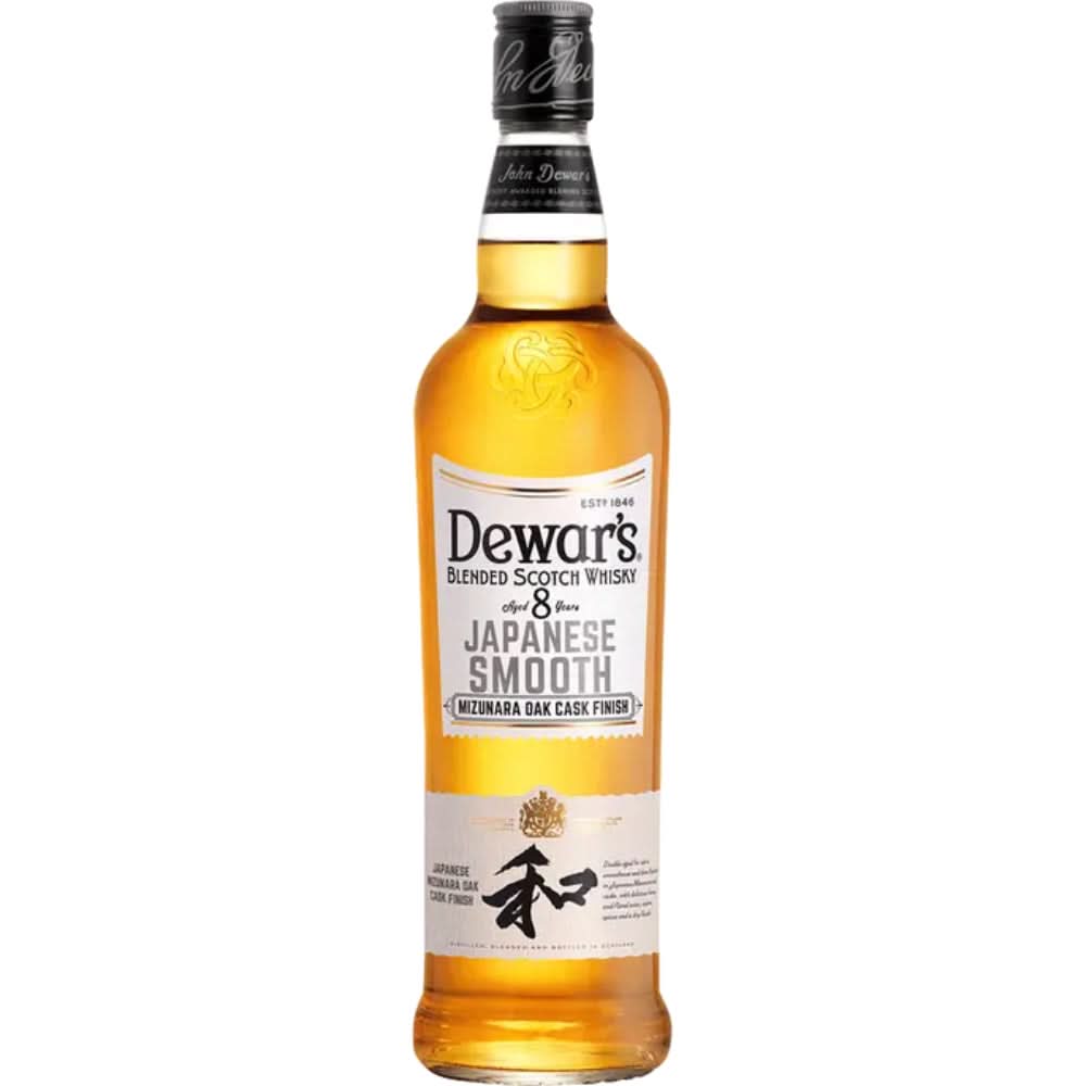 Dewar's Japanese Smooth Mizunara Cask Finish 8 Year Old Blended Scotch Whisky 750ml