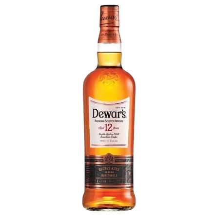 Dewars 12 year Scotch 750 ml