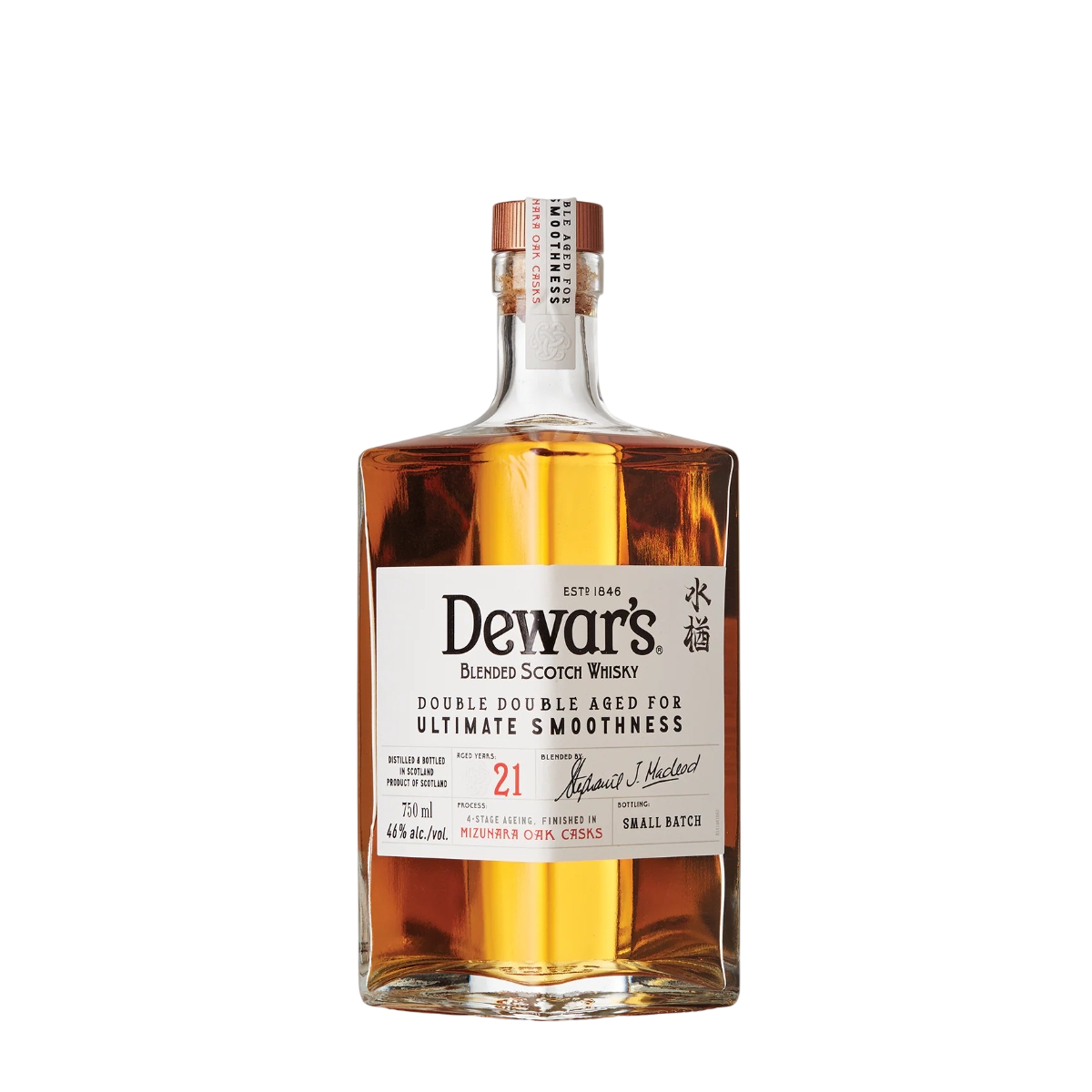 Dewars Double Double Mizunara Oak Cask 21 year 750