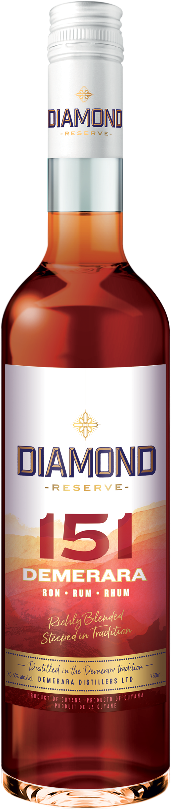 Diamond Reserve 151 Dark Rum 750ml