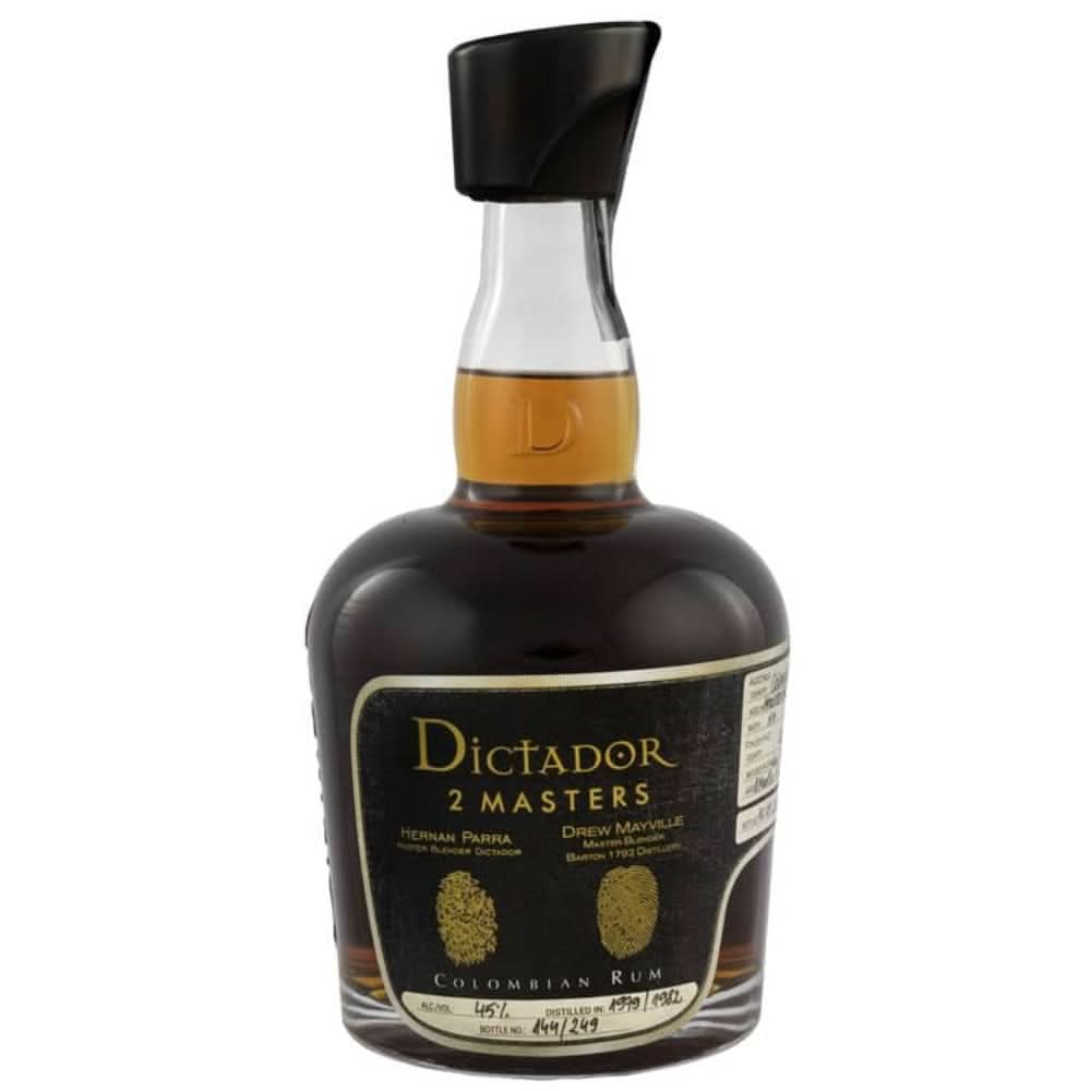 Dictador 2 Masters 36 Year Old Barton Blended Wheated Bourbon Cask Rum 750ml