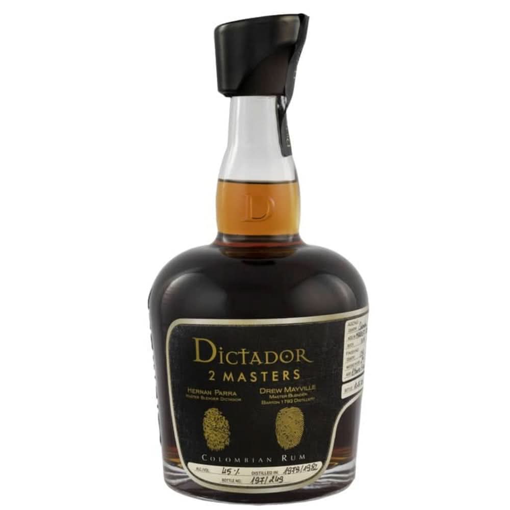 Dictador 2 Masters 36 Year Old Barton Blended Bourbon Cask Rum 750ml