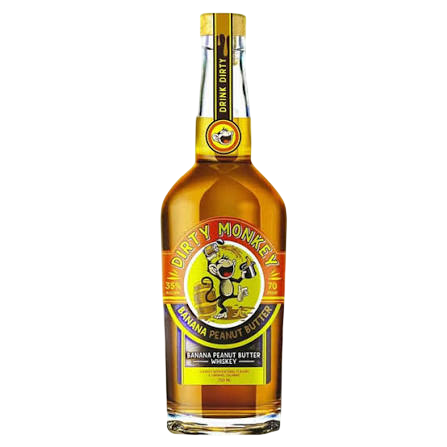 Dirty Monkey Banana Peanut Butter Whiskey 750 ml