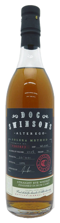 Doc Swinson's Alter Ego Solera Method Straight Rye Whiskey 750ml