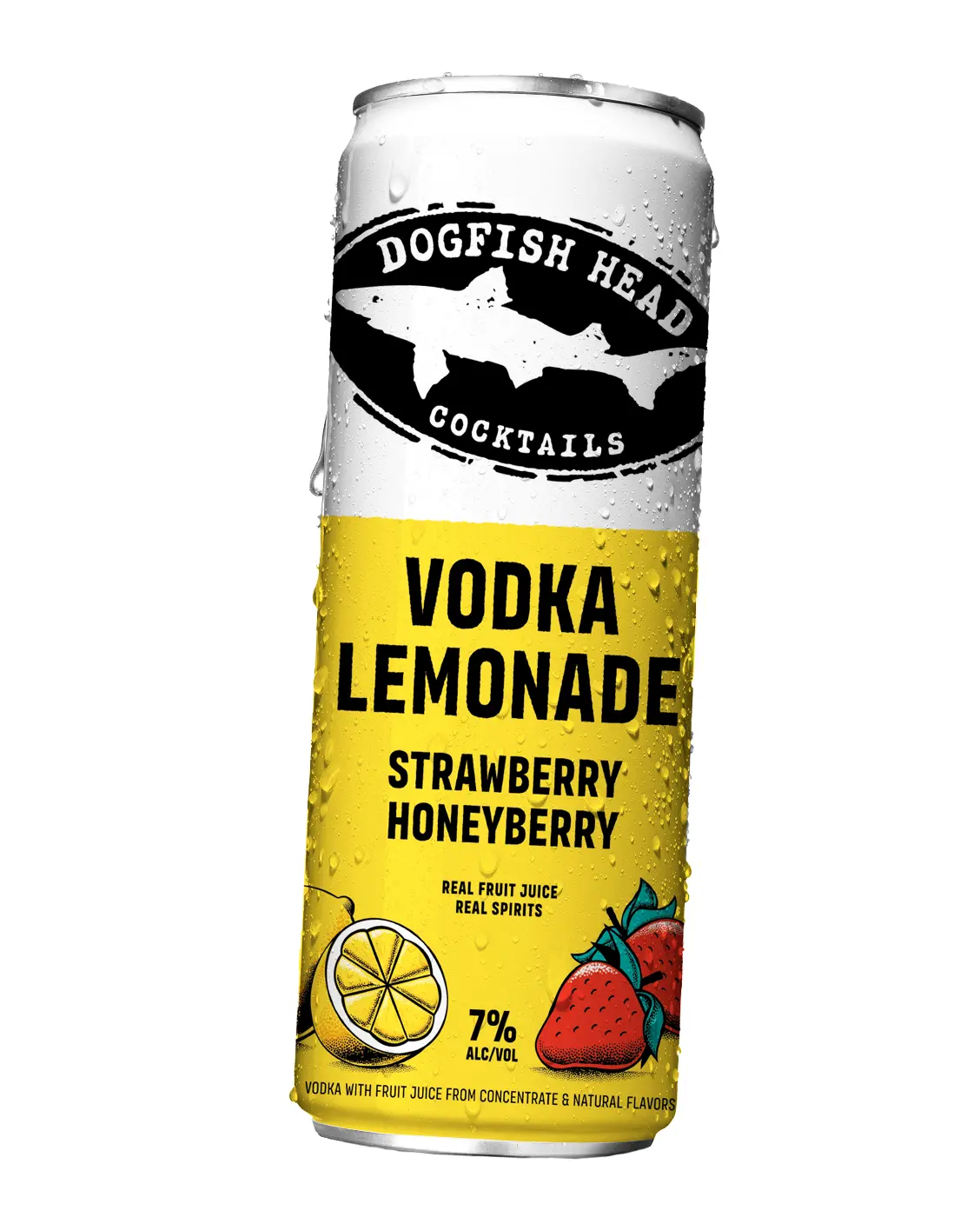 Dogfish Head Strawberry Honeyberry Vodka Lemonade Cocktail Can