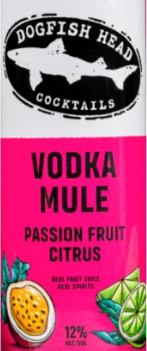 Dogfish Head Vodka Mule Passion Fruit Citrus Cocktail Can