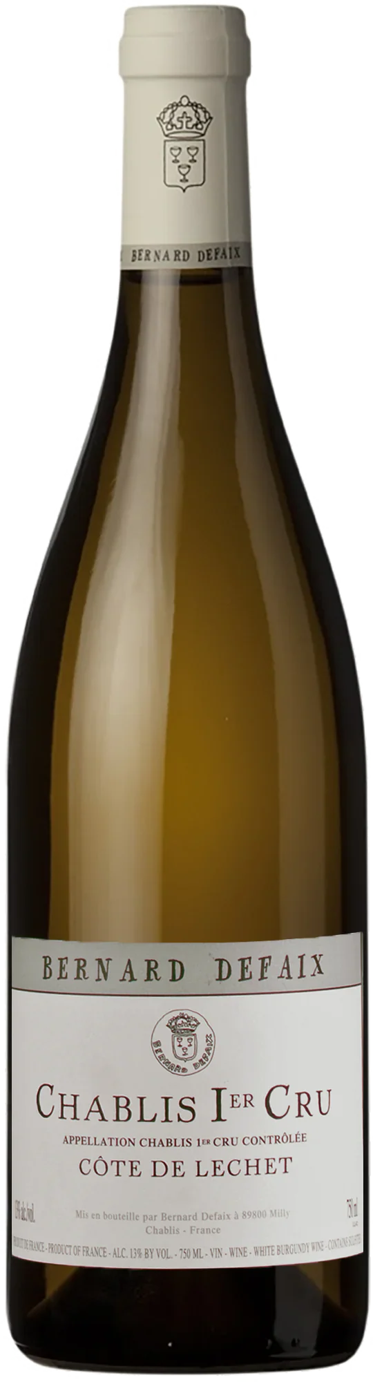 Domaine Bernard Defaix Cote de Lechet 750ml